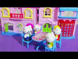 Hello kitty my tiny town enjoy stay villa playset sanrio dollhouse toy unboxing and play. Mainan Anak Perempuan Hello Kitty 07 Mainan Anak