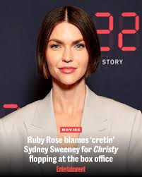 Ruby Rose slams 'cretin' Sydney Sweeney for 'Christy' struggling at the box  office: 'You ruined the film. Period.' ⬇️