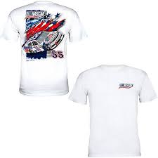 Clint bowyer took home his second checkered flag of the season sunday after nascar called the race early in the final stage because of rain. Nascar Unites An American Salute Mark Martin Program T Shirt 24 99 American Salute Nascar Shirts