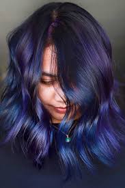 Blue and purple hair isn't just about the common shades associated with the two colors. The Magical Power Of Blue Black Hair And What You Should Know About It