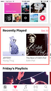 Dec 30, 2019 · how to see your top 25 most played songs in apple music before we get started, it's worth noting that you don't have to be subscribed to apple music in order to take advantage of this playlist. Guide How To View Recently Played Songs On Ios 10 Wiyre