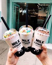 Milk Cream Cereal Bar On Instagram Sugar We Re Goin Down Thirstythursday Treatyoself Milkandcreambar Dessert For Dinner Desserts Yummy Food