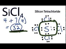 Sicl4 Lewis Structure How To Draw The Lewis Structure For Sicl4 Youtube