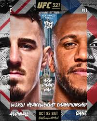 Gane will beat Aspinall in UFC 321