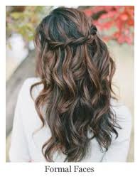 Romantic Bridal Hair Twisted Half Up Half Down With Curls Hairstyle By Formal Faces Prom Hairstyles For Long Hair Braids For Long Hair Wedding Hair Down