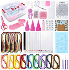 Robin corey volunteered to do last month's demo on paper quilling, a technique that. Amazon Com 46pcs Paper Quilling Kit With 1800 Paper Strips Diy Quilling Art Handcrafts Set All In One Quilling Tools And Supplies Kit For Beginners With Handled Organizer Storage Box Arts Crafts Sewing