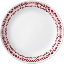 Also, it is a dishwasher safe, microwave and oven safe. Corelle 10 3 Glass Cordoba Dinner Plate Red White Target