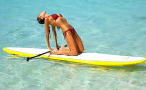 Stand Up Paddleboard Yoga Lesson For Just 19 Strengthen Tone And Condition Your Body Whilst Floating Serenely Paddle Board Yoga Outdoor Yoga Standup Paddle