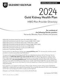 Gold Kidney Health Plan