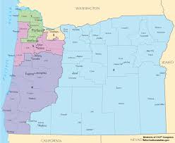 oregons congressional districts wikipedia