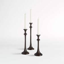 Add the finishing touches to your stylish home with some beautifully our black pillar candle holders are visually stunning with their unique shape and design. Candle Holders Lanterns Crate And Barrel