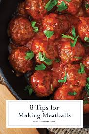 This recipe for classic italian meatballs is one of my favorites on my whole blog. 8 Tips For Better Meatballs How To Make Meatballs Italian Meatballs Recipe Best Meatballs