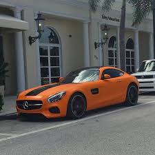 Matte Orange Amg Gt By Autokulture Mercedes Benz Sports Car Mercedes Benz Classic Celebrity Cars