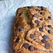 Chocolate Chip Banana Bread With Peanut Butter Drizzle Get Healthy U Recipe Chocolate Chip Banana Bread Chocolate Chip Banana Bread Recipe Peanut Butter Banana Bread