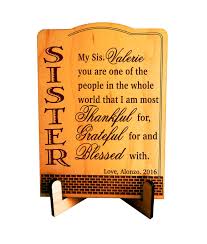 Birthday Gift For My Elder Sister Gift For Sister From Brother Gifts For Christmas Personalized Birthday Plaque Pls010 Personalised Gifts For Sister Big Sister Gifts Christmas Gifts For Sister