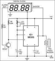 Electrical And Electronics Engineering Auto Snooze For Digital Alarm Clocks Electronic Engineering Digital Alarm Clock Electronic Circuit Projects