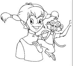 Disegni Di Pippi Calzelunghe Da Colorare Disegno Da Colorare Di Pippi Malarbocker Barn Dagis