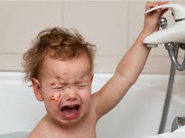 It didn't matter who attempted to put elfin in the tub; Why Some Kids Hate The Bath And What To Do About It