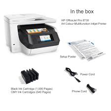 The dell/windows automatically installed the drivers and the accompanying software in the . Hp Officejet Pro 8730 A4 Colour Multifunction Inkjet Printer D9l20a