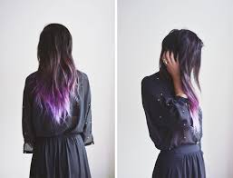 You can create a deep lustrous shine with a. Purple Dip Dye Dip Dye Colorful Hair Dye