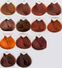 Copper Loreal Majirel Color Chart Hair Coloring