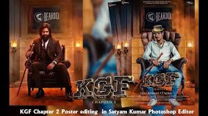 It crosses 150 million + views in just two days. Kgf Chapter 2 Poster Editing In Photoshop Tutorial In Picart Editing Y Kgf Chapter 2 Poster Kgf Chapter 2 Movie Poster Photoshop
