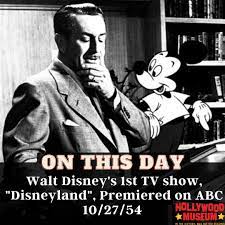 The Hollywood Museum | On this day in 1954, Walt Disney's 1st TV show, "Disneyland," premiered on ABC. "The Wonderful World of Disney" is the current incarnation... | Instagram