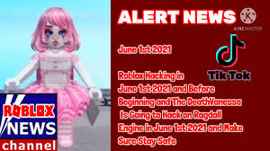 Ragdoll engine roblox hack script pastebin (working) script : Hacker Alert Deathvanessa Was Getting Update About A Hacker On June 1st 2021 In Ragdoll Engine Youtube