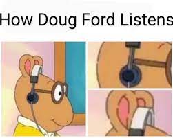 Doug ford maintained the support that rob had in the polls, and made no significant ground against frontrunner john tory, but maintained his lead over olivia chow. Mark Stewart On Twitter My First Thought After Doug Ford Listened To Arthur S Advice Onpoli Dougford Fordfailedthepeople Arthur Readingrainbow Https T Co Nx0gjlndsu