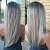 Half Head Ash Blonde Highlights On Brown Hair