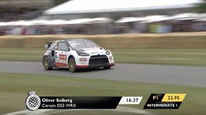 Oliver solberg , hijo del que fuera campeón del mundo de rallies en 2003, petter solberg , debutará en la categoría reina del wrc en la próxima cita del calendario, el artic rally de finlandia, según ha. Watch Oliver Solberg Absolutely Send It Up The Hill At Goodwood Top Gear