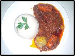 Sauce Tomate Dinde Fumee Au Riz African Food Recipes Food