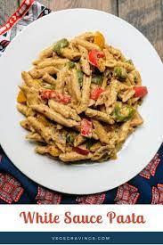 White Sauce Pasta Recipe Step By Step Instructions Pinterest White Sauce Pasta White Pasta Sauce Recipe Pasta Recipes Indian
