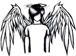 Just get emo coloring pages free. Boy Fallen Angel Anime Coloring Pages Novocom Top