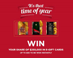 This gift card is redeemable in australia only. Pernod Ricard Christmas Instant Win Competition Win A Share Of 250 000 In E Gift Cards At Christmasinstantwin Com Au