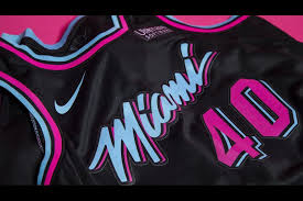 The miami heat unveiled its vice nights city edition uniform, a sequel to last season's vice campaign. Photos Miami Heat Reveal Black Vice Jerseys South Florida Sun Sentinel
