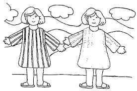 Free printable jacob and esau coloring for kids that you can print out and color. Cartoon Of Jacob And Esau Coloring Page Netart