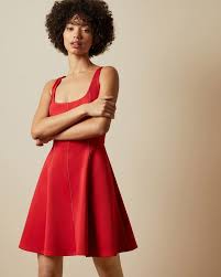 Lohanna In 2020 Spring Dress Trends Smart Casual Women Dress Sleeveless Skater Dress