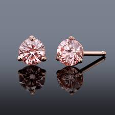 Check spelling or type a new query. Genuine Fancy Pink Diamond Stud Earrings Set In 14k Rose Gold Only 945