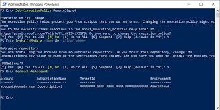 Se iniciará el proceso de descarga e instalación de los componentes para powershell de . How To Get Started With Azure Powershell