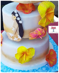 Gateau Tahiti Les Recettes D Alicia Tuto Pate A Sucre Moana Cake Idee Gateau