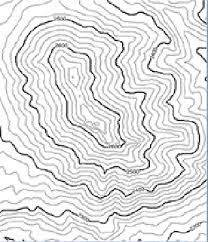 Color orthophoto year 2012, with pixels of 50 centimeters, acquired by the agency for the withdrawals in agriculture through the use of a digital camera. A Two Dimensional Topographic Map Of A Simple Hill Download Scientific Diagram