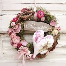 Turkranz Weidenkranz Sterne Aus Tilda Stoff Landhaus Weihnachten Advent Shabby Eur 28 50 Weidenkranz Turkranze Fruhlingskranz