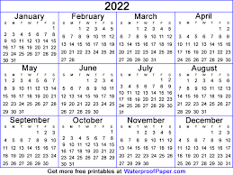 For instance, you can use the calendar as a reminder to remind yourself of the important days and events on any specific day. One Page Calendar Free Printable For 2021 2022