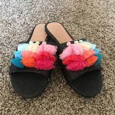 A New Day Shoes A New Day Tassel Sandals Poshmark