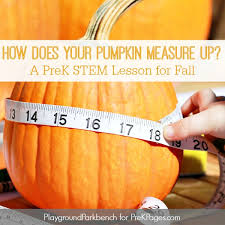 pumpkin measurement activity for preschool