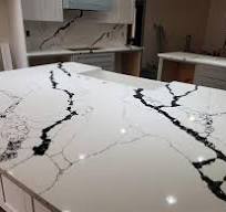 Calacatta Jubilee Quartz Stone Slab Kitchen Countertop ...