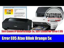 Yang paling umum terjadi adalah printer berikut arti dan pesan error dari kedipan lampu orange dan hijau pada printer ip2770: Canon Ip2770 Blink Orange 5x Printer Canon Mp Error E05 Youtube