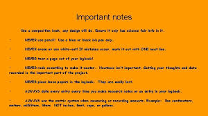 Check spelling or type a new query. Science Fair Logbook Setup Instructions A Few Pointers