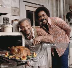 Redd Foxx As Fred G Sanford Demond Wilson As Lamont Sanford Sanford And Son Redd Foxx Sanford